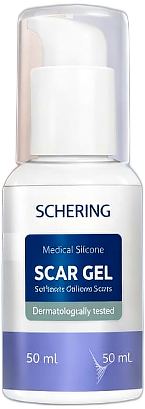 Scheringderma Medical Silicone Scar Gel bottle